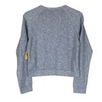 Forever 21 NWT  Sweatshirt Womens S Gray Cotton Cropped Crewneck Minimalist Cozy Photo 2