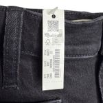 Madewell  High-Rise Comfort Stretch Denim Emmett Jean Shorts Size 33 Black New Photo 4