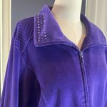 Alfred Dunner Women's Purple 2 Piece
Velour Loungewear Set Size 16W Photo 2