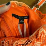 Alex Marie Vibrant orange lace overlay dress Photo 5