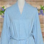 Charter Club Intimates Ladies Blue Soft French Terry Robe Size L Pockets Belt Photo 1