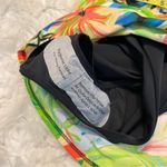 Jaclyn Smith  one Piece Swim Suit Women’s Size 14 Tropical Floral Print Lillies Photo 9