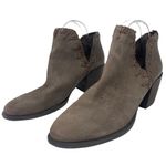 OTBT  Sz 10M Women's Cinder Santa Fe Western‎ Heeled Booties Photo 4