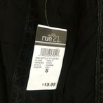 NWT Sadie Robinson small off the shoulder black cr Photo 3