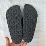 Birkenstock  Black Cutout Sandals Photo 5