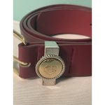Juicy Couture Juicy Cuture Womens Heart Buckle Belt Size‎ L/XL Pink With Gold Buckle NIB Photo 1