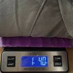 BLANKNYC Faux Suede Leather Moto Jacket Size XS Full Zip Cowl Neck Gray Photo 11