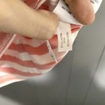 J.Crew NEW Red Striped Vintage Cotton Bonjour de Savoie Graphic T-shirt S Photo 2