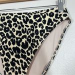 Something Navy Leopard Print High Rise Bikini Bottoms Photo 9