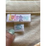 LuLaRoe  Stripe Button-Down Shirt Size 3XL‎ Loungewear Comfort Preppy Travel City Photo 2