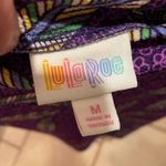 LuLaRoe ✨ Purple Feather & Flower Cassie Skirt Photo 3