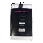 Music Legs Nun Costume Size S/M Black White Halloween Party Cosplay Sexy New Photo 5