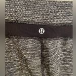 Lululemon Skinny Groove Pant - Coco Pique Black / Black 7/8 leggings Photo 2