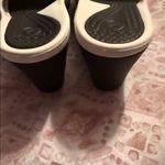 Crocs Women's Black and White Mules Photo 1