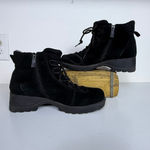 Naturalizer  Insulated Waterproof Suede Ankle Boots Black‎ 9M — 2″ Heel Winter Photo 2