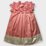 Fumblin’ Foe‎ Pink Coquette Cocktail Party Strapless Taffeta Mini Dress Size S Photo 0