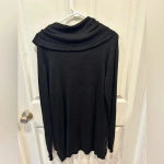 Maurice's  Black Cowl Neck Long Sleeve Sweater size Large‎ Photo 3