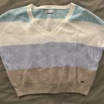 Hollister Striped V Neck Sweater Photo 2