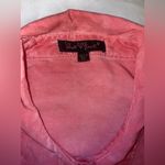 Velvet Heart  Top Womens Medium Pink Distressed Button Up Boho Tropical Summer Photo 4