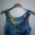 Aloha Hut Hawaii M Blue Ocean Shore Scene Tank Top Size M Photo 4