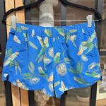 Patagonia  barely baggies shorts 2.5” parrots birds print port blue performance Photo 5