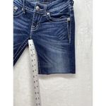 Miss Me Jeans Womens Size 25 cutoff jorts/shorts Bermuda Embellished flap Pocket Photo 3