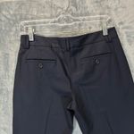 Theory  Wool Stretch Navy Blue Straight Leg Dress Pants Women's 4 Photo 2
