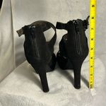 Moda  Elegant Black Strappy Heels Photo 2