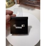 Vince Camuto Gold Tone Double Hoop Crystal Accent Hoop Earrings Photo 3