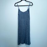Abercrombie & Fitch Slate Blue Polka Dot Midi Sundress Size Large Photo 3