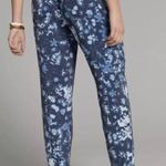 Anthropologie ✨ The Nomad Joggers Color: Navy Small NWT Blue Floral Photo 1