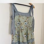 Sweet Wanderer Floral Striped Sleeveless Dress Photo 1
