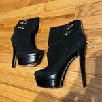 Rachel Zoe Leather Designer Suede Luxury Ankle Heeled Booties Photo 1