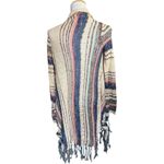 Lucky Brand Womens Fairfax Striped Sweater Fringe Duster Cardigan - Sz XS Photo 5