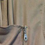 Anthropologie DREW Olive Army Green Tencel Zippered Utility Tunic Sleeveless Vest Size XS Photo 6