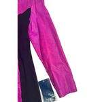 Vintage 90s Barbiecore Chia Pink Purple Leather Zip Bodycon Mini Dress Sz L NEW Size L Photo 4