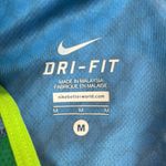 Nike  Dri Fit Performance Shirt Lightweight Long Sleeve Blue Medium Womens Photo 10