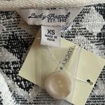 Lucky Brand Jacket Black White Aztec Southwest Casual Boho Tribal Womens XS Photo 5