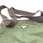 Prada authentic green nylon shoulder bag Photo 1