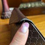 Gucci Brown Embossed Wallet Photo 5