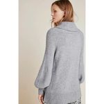 Anthropologie  Gray Paloma Ribbed Knit Relaxed Turtleneck Sweater - Size - Small Photo 2