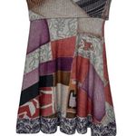 Etro Art Deco Wool Cashmere Silk Skirt IT44 US 8 Purple Photo 0