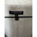 Eileen Fisher Silk Blend Short Sleeve Open Front Cropped Jacket Blazer Career Photo 1