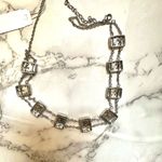 Charter Club  silver tone and pink rhinestone necklace Photo 5