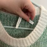 Dreamers Green and Cream Women's Sweater  Photo 1