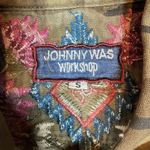 Johnny Was  Workshop Rialto Embroidered Military Camo Jacket Women's S Western Photo 5
