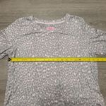 Kate Spade New York Leopard Print Long Sleeve Top Women's Size L Gray Pink Size L Photo 3