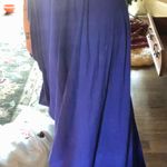 Cute High Low Skirt High Waisted Cute Blue Size XS Photo 3