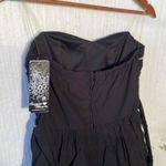 Sequin Hearts  Dress Junior Size 5 NWT Strapless Embroidered Black Photo 5