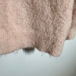 Bundles North Sweater Women M Pink Fuzzy Floral Embroidered Crew Neck Grandmacor Size M Photo 5